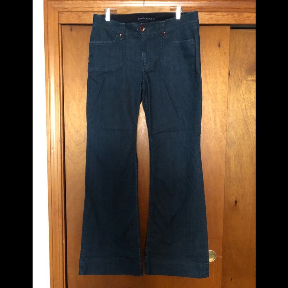 Banana Republic Wide Leg Jeans 16 TALL!!